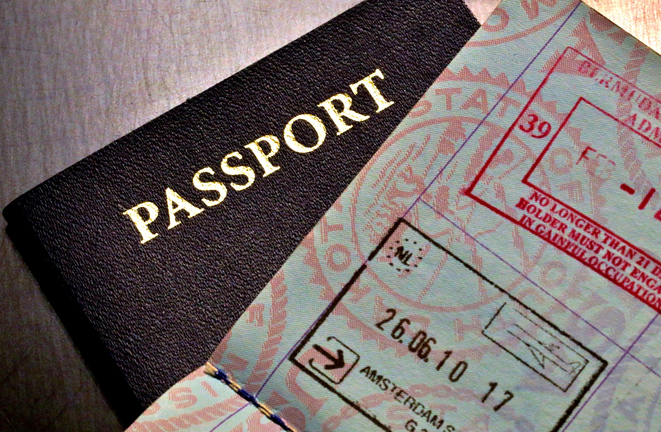 Passport protected by Lumilux authentication features