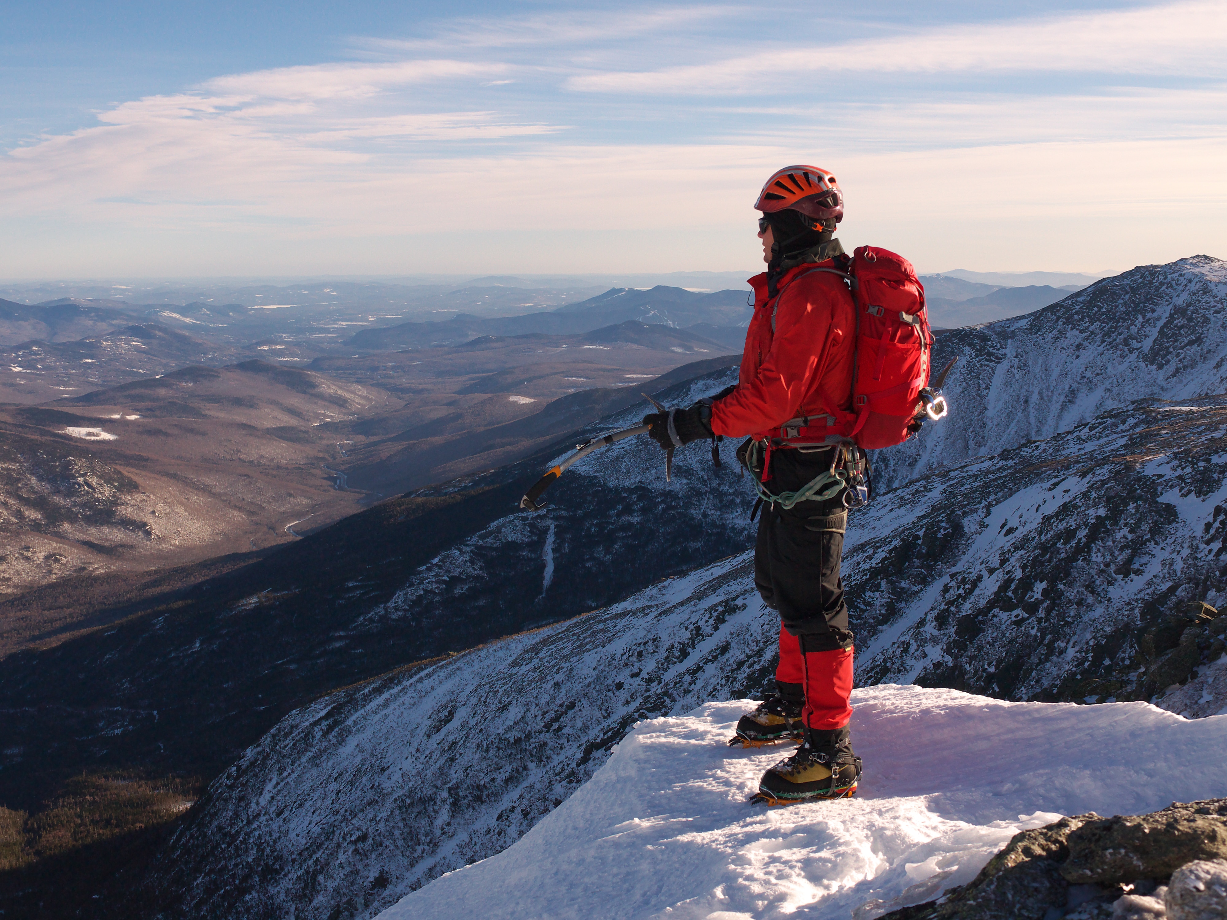 Alpine shell jacket reinforced with Solstice Spectra fiber