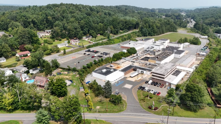 An aerial view of our Pottsville, PA, site.