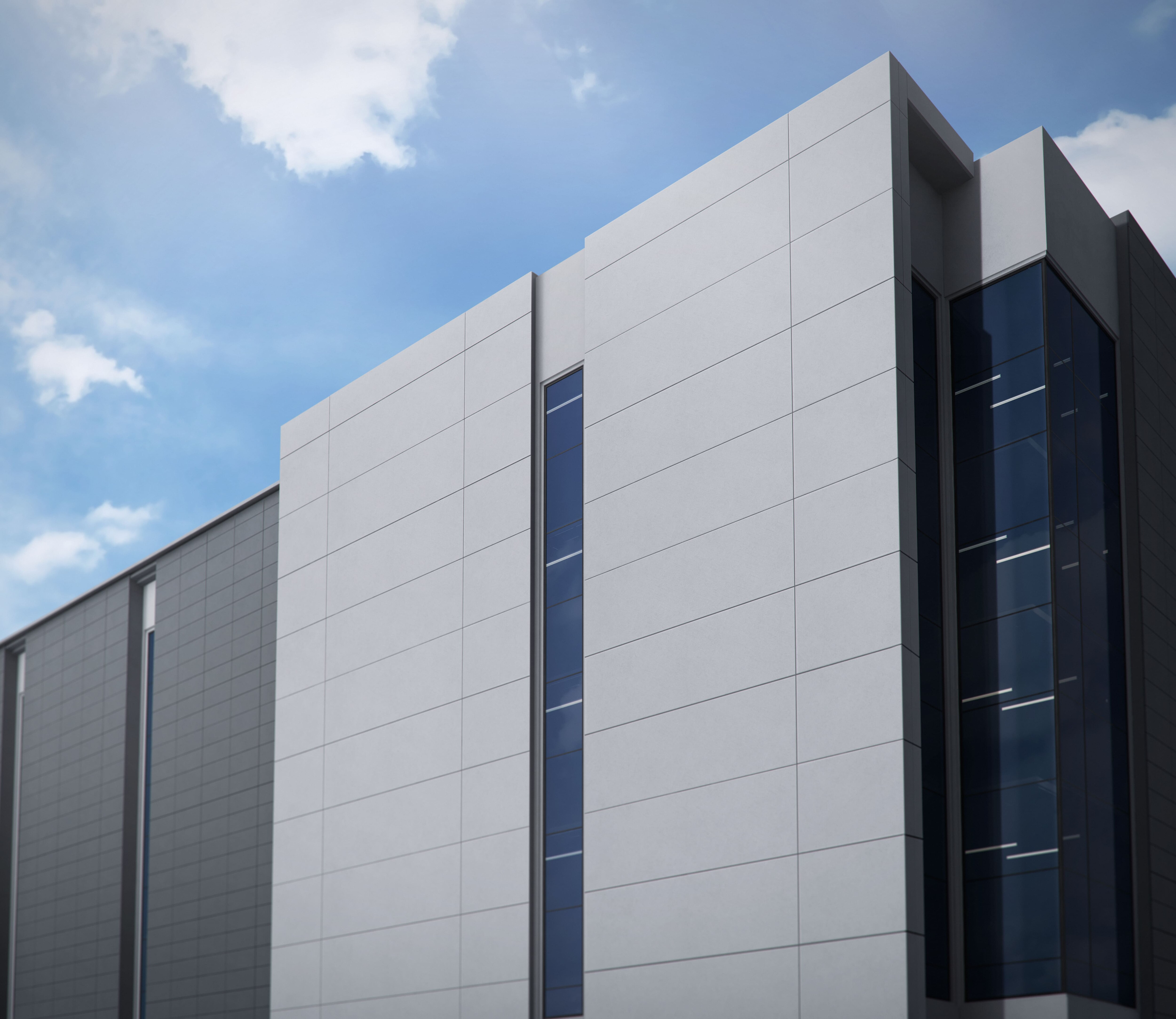 Insulated metal panels for construction