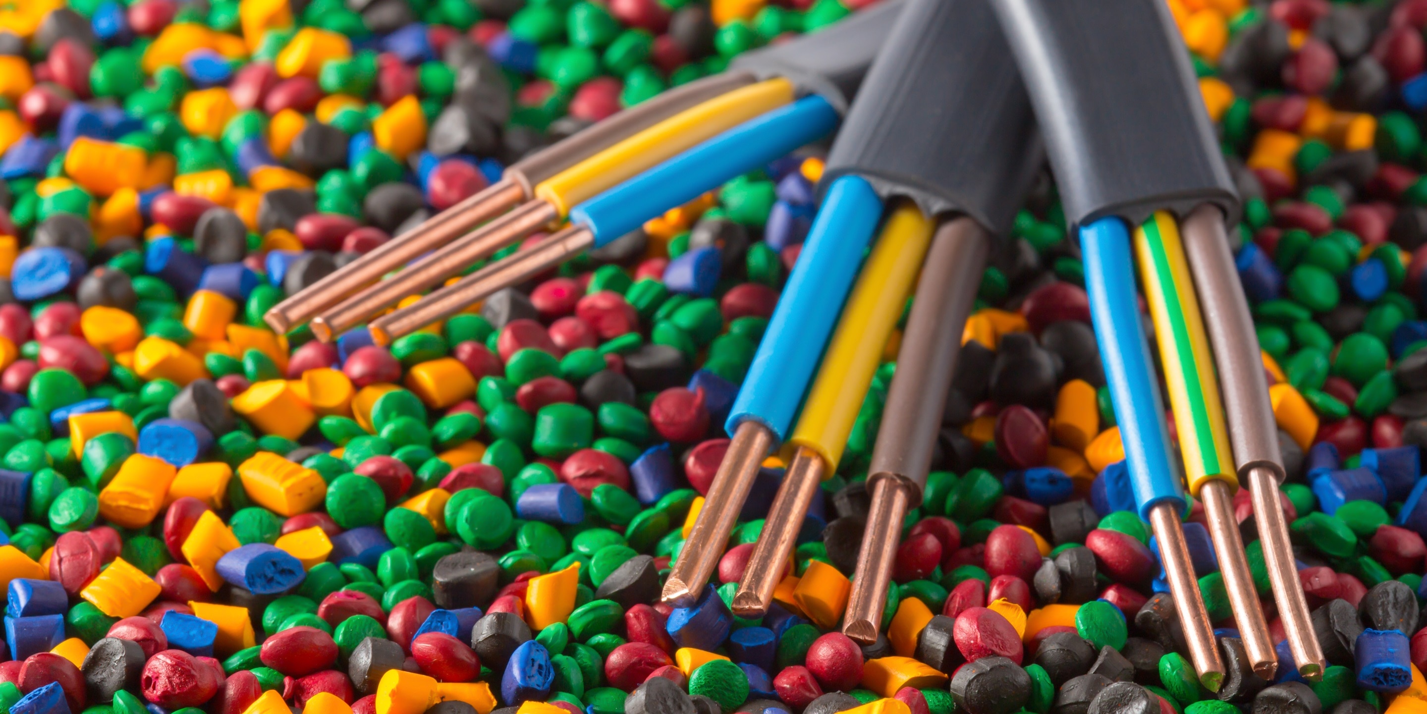 Colorful Plastic Polymer Granules for cable