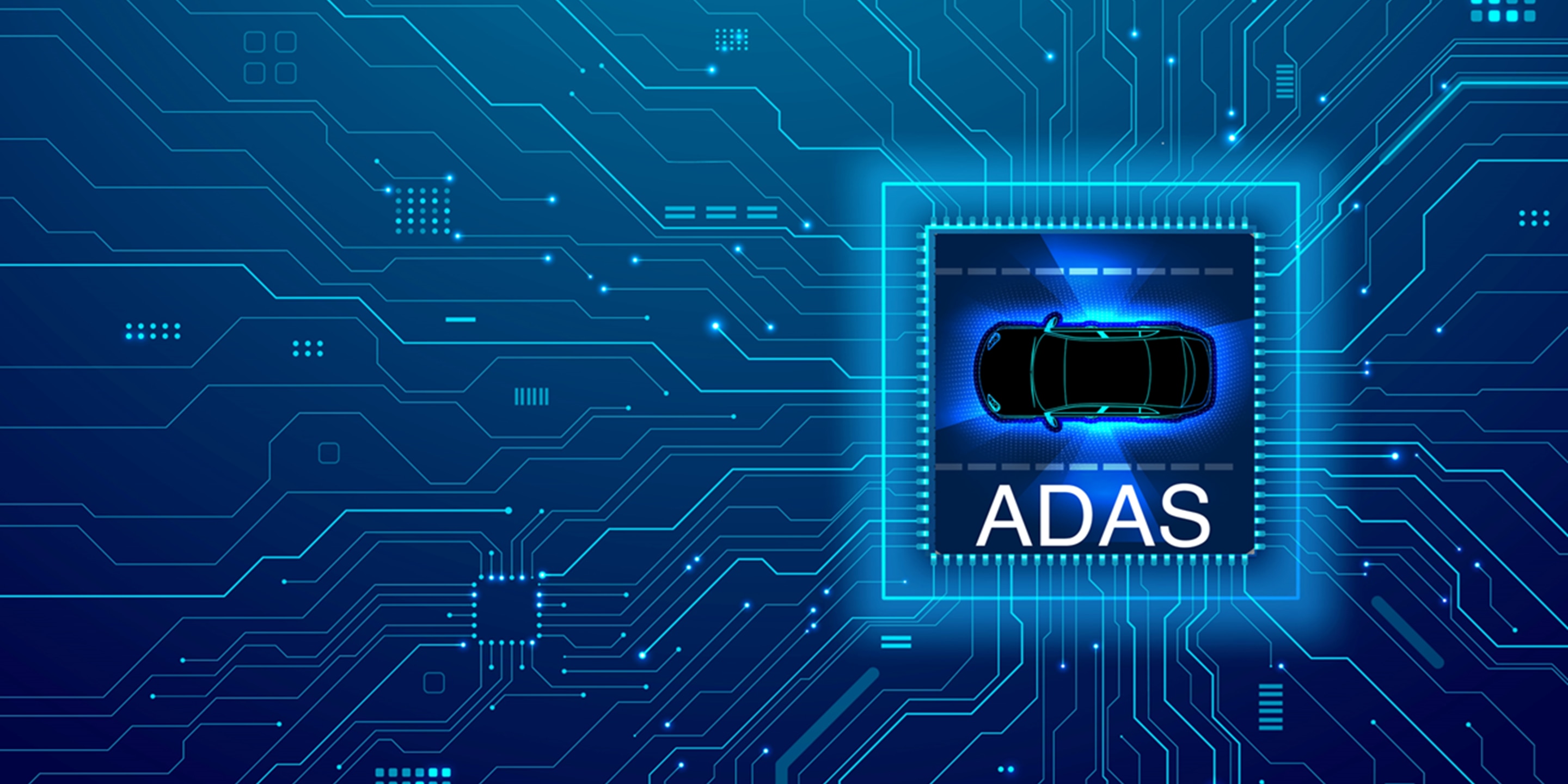 Automotive ADAS system-on-chip on a circuit board