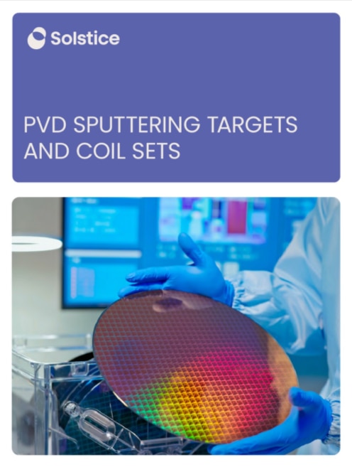 Cover of the PVD Sputtering Targets and Coil Sets brochure